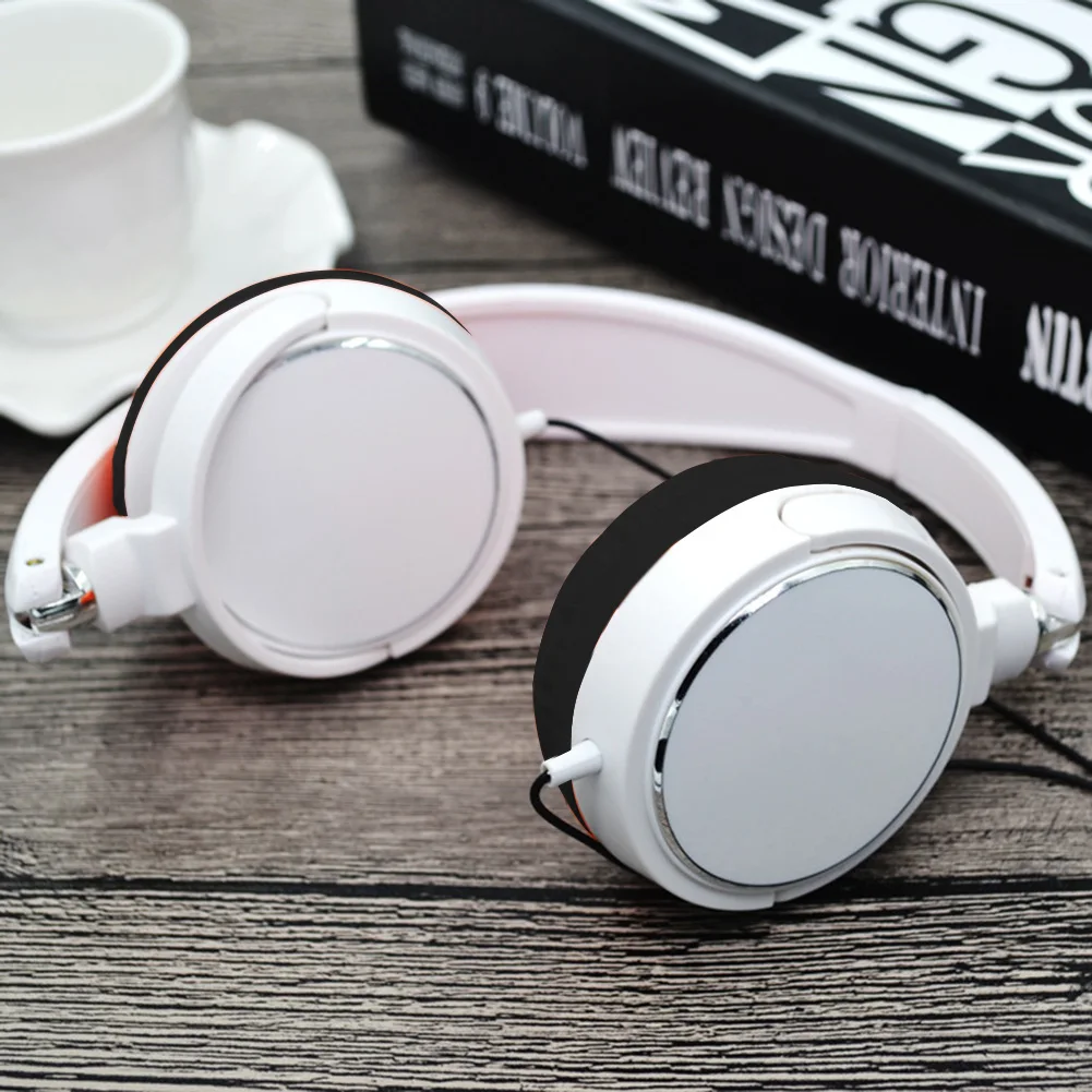 Новые проводные наушники с креплением на голову стерео спортивные игровые