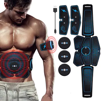 

Vibration Abdominal Muscle Trainer Stimulator EMS Rechargable Electric For Muscle Waist Belly Leg Arm Exercise Fitness Massage