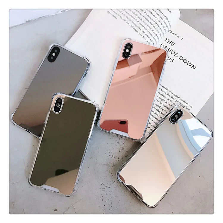 

For Samsung Note10 Plus S8 S9 S10 Luxury Mirror Case For iPhone 11 Pro Max 2019 XS MAX XR X 7 8 6S 6 Plus Protect Soft TPU Cover