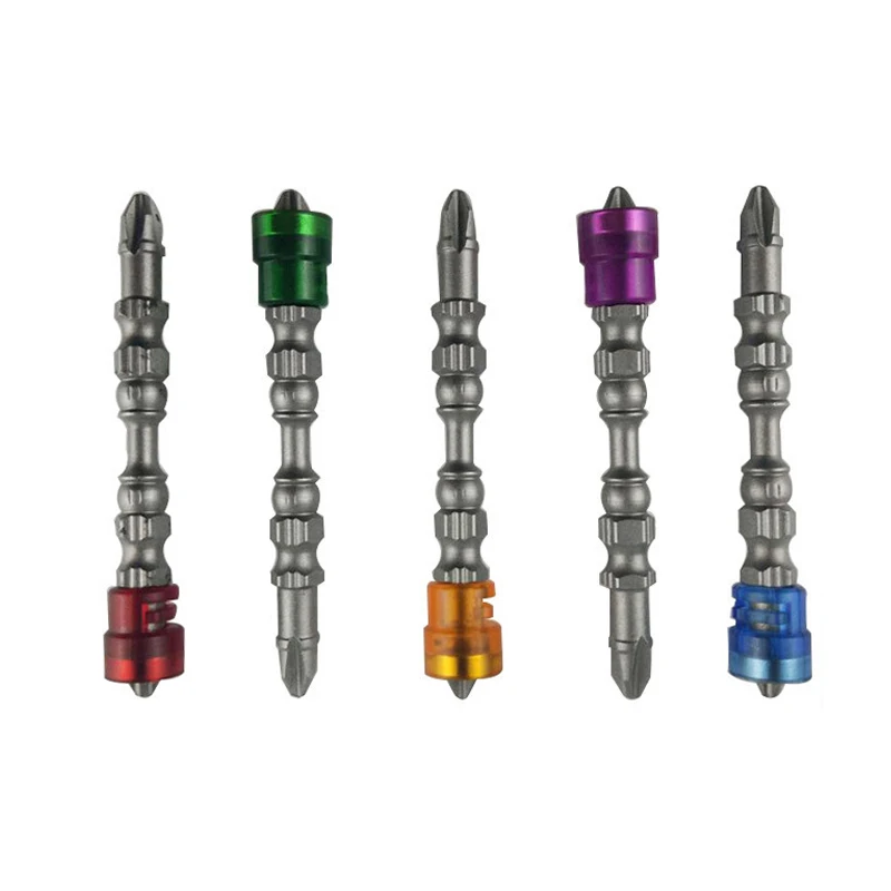 

Newest 5pcs Magnetic Screw Driver Bit 65mm Screwdriver Bits Drill Set Alloy Steel