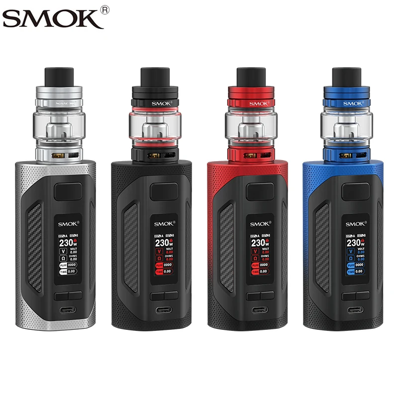 Оригинальный набор SMOK Rigel с баком TFV9 6 5 мл Mod 230 Вт поддержка бака | Электроника