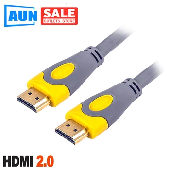 

AUN Upgrade 2.0 Version cable.1.5/3m Oxygen-Free Copper HDMI Cable. Support 3D, 1080P, 2K, 4K for AUN Projector, TV, HD Monitor