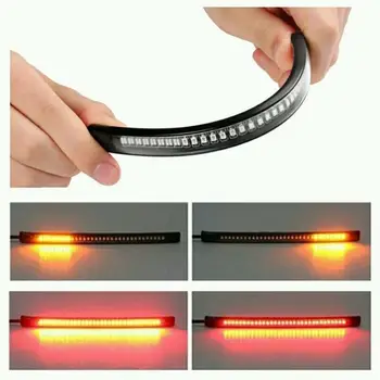 

Waterproof Super Bright Flexible Strip Light Decoration 48 LED Light Signal Light Universal For Auto Car Motorcycle Truck