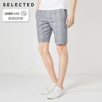 

SELECTED Men's Slim Straight Fit Plaid Shorts S|4192SN503