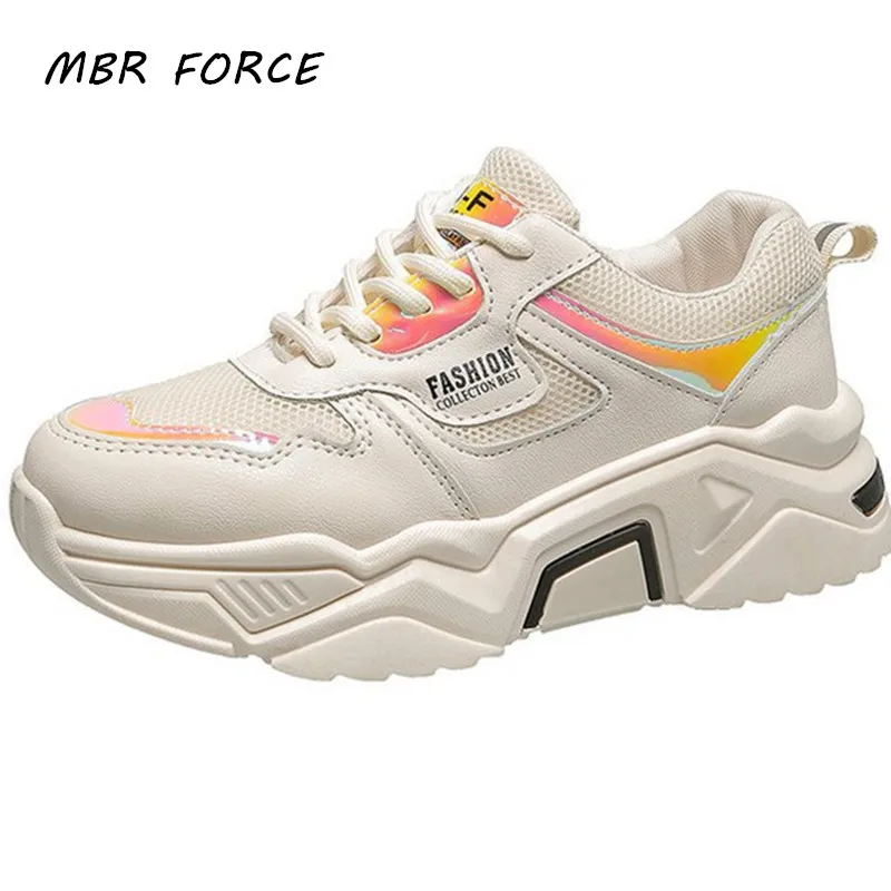 

MBR FORCE Ladies Sneakers Thick-soled Casual Outdoor Fashion Wild Ladies Flats Sneakers