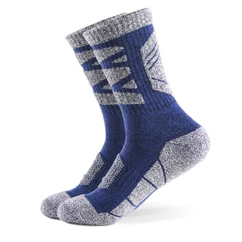 

Good Quality Thick Towel Bottom Outdoor Hiking Running Hiking Snow Socks Sweat-absorbent In-tube Sports Socks