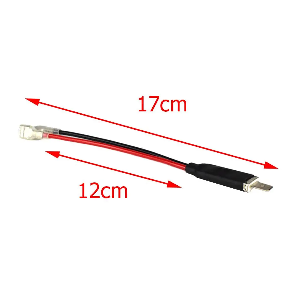 Safety Headlight Adapter Cables High-quality 2/4x Male Plug Single Diode Converter Adapter Cables for H1 LED HID Headlight Bulb