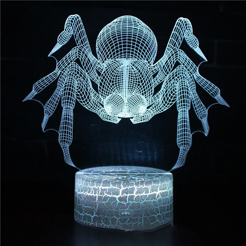 Светодиодный ночник 3D Животные стереоскопический USB акриловые ночные лампы для украшения дома GY036 подарок на праздник Новинка Светодиодный Настольный светильник - Испускаемый цвет: MY-529