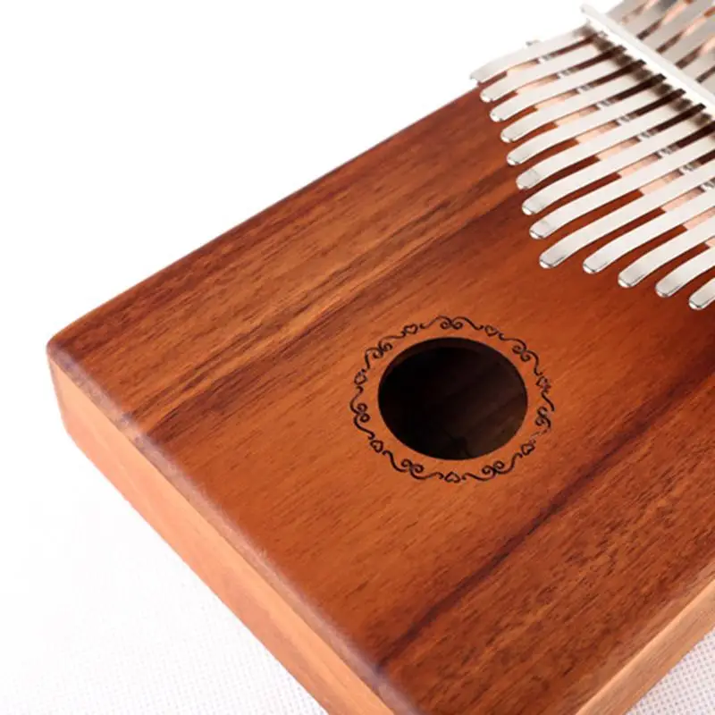 17 ключей Высококачественная деревянная Акация большого пальца пианино разумное хранение и удобный доступ с тюнинговым молотком музыкальный инструмент
