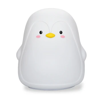 

LED Night Light for Children Baby Kids Bedside Lamp Silicone Press Sensor Control Night Light