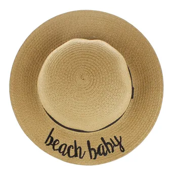

Fashion popular Summer Hat Cap Children Breathable Straw Hat solid Girls Hats Caps Unisex summer tops 8.5