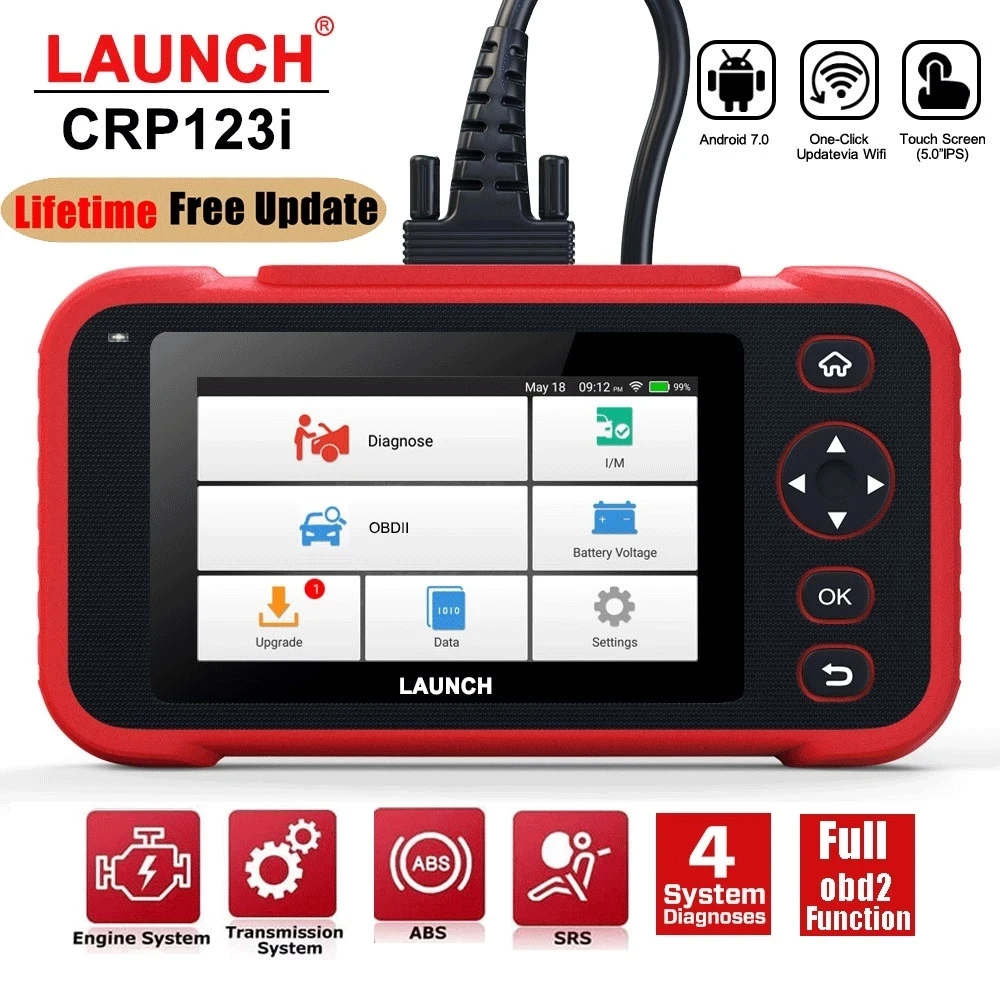 LAUNCH CRP123i Obd2 Automotive Scanner 4 System Professional Code