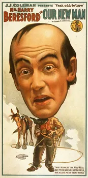 

400X300MM J.J.-Coleman-presents-that-odd-fellow-Mr.-Harry-Beresford-in-Our-new-man-by-Chas jumbo fridge magnet SFM-0438