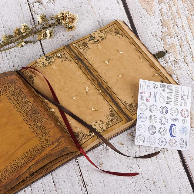 Our Adventure Book DIY Handmade Photo Album Scrapbook Creative Vintage  Kraft Album Travel Anniversary Memory Christmas