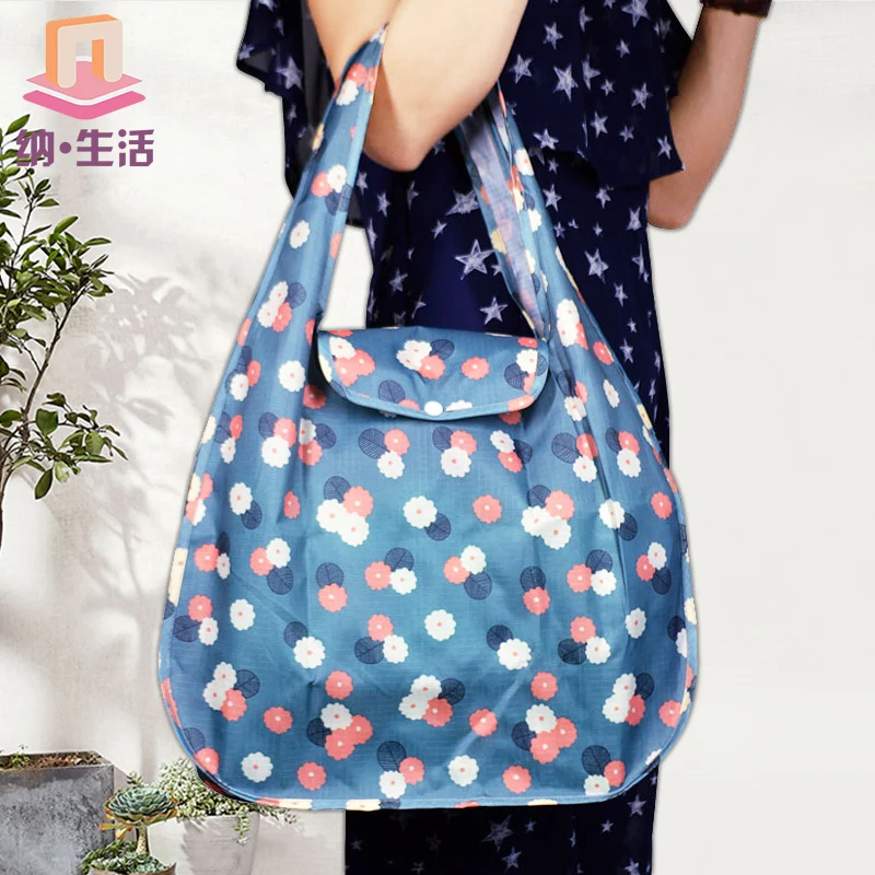 Пользовательский логотип печать многоразовая Складная моющаяся большая переносная сумка для покупок тканевая сумка рекламная сумка продуктовая спортивная сумка для еды