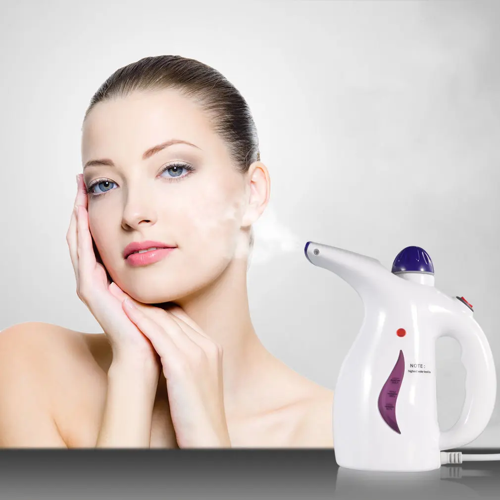 Multifunctional Portable Garment Steamer& Facial Steamming Clothes Mini Handheld Ironing Cleaning Machine Instrument Beauty