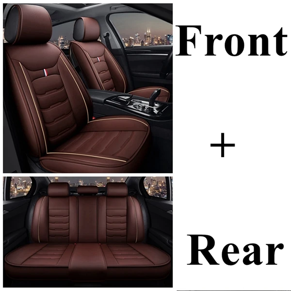 Чехол на Автокресло для Chevrolet Cobalt Sail Volt Equinox Agilt Caprice Sonic sprino Chrysler Ypsilon 200 300 Delta PT Cruiser - Название цвета: coffee standard