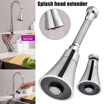 

Pressurized Faucet Shower Nozzle Pressurized Bubbler Kitchen Filter Faucet Household Extension Water Saver YU-Home