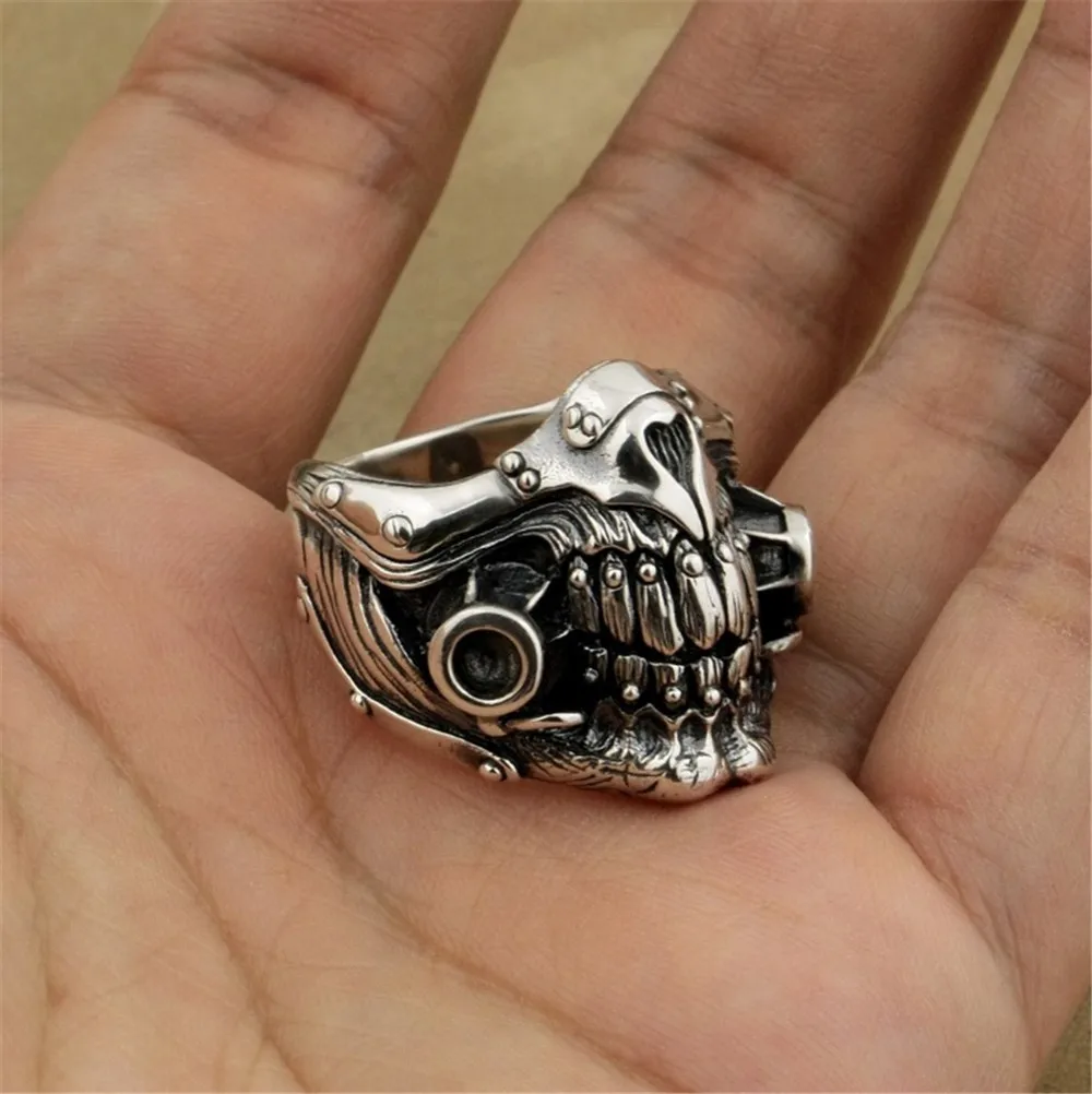 

Punk mad Max dead old Joe mask man ring free shipping no minimum order