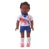 18 Inch Girl Doll Clothes American Flag Athlete Clothes Medals Toy Children's Accessories E2P8