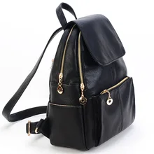 Повседневное рюкзак Для женщин натуральная кожа Для женщин модные сумки в корейском стиле-Стиль Для женщин рюкзак для путешествий в студенческом стиле англии D