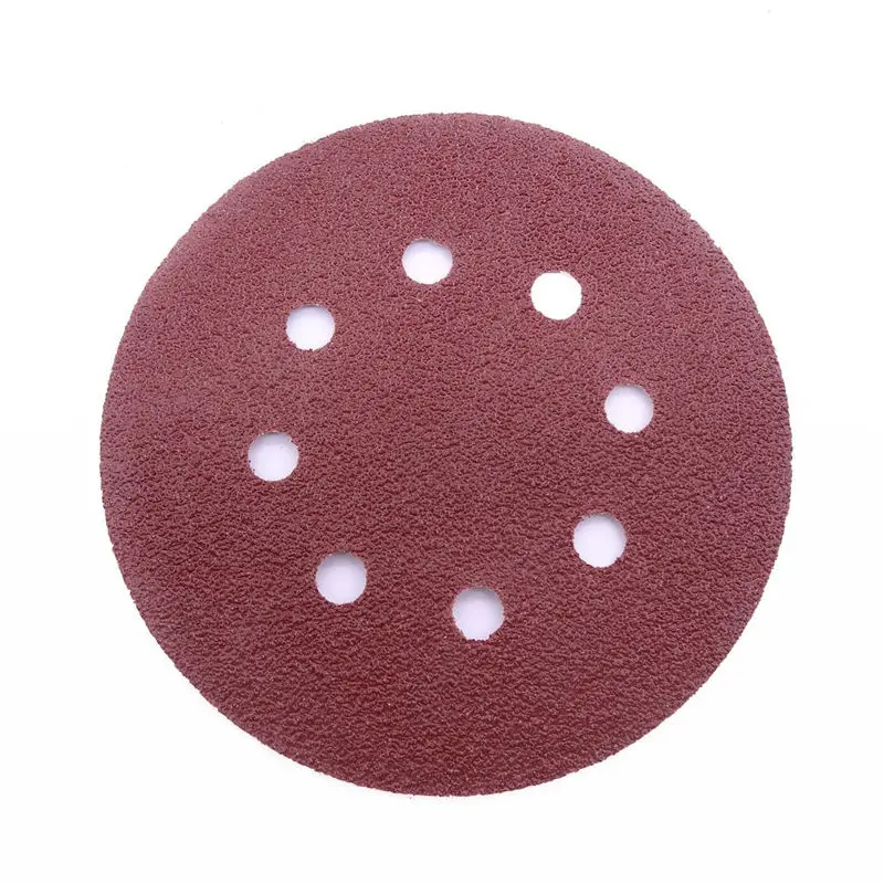 50 Pcs Sanding Discs Pads, 150 Grits 8-Holes Sandpaper Assorted for Random Orbital Sander