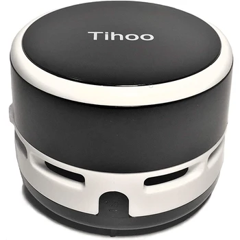 

HOT-Tihoo Keyboard Vacuum Cleaner Office Gadgets Computer Desktop Table Dust er for Eraser Shaving Table Cleaner,Black