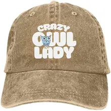 Сумасшедшая Сова Леди Двойная Пряжка Регулируемая ковбойская Личность ретро ковбойская шляпа