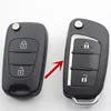 XIEAILI OEM Modified Flip Folding Remote Key Case Shell For Hyundai I30/IX35/Verna For Kia K5/Rio/Picanto/Ceed/Sportage S153 ► Photo 2/6