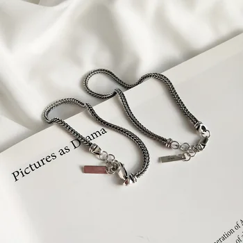 

Korean S925 Silver Hand-braided Bracelet for Girls and Lovers