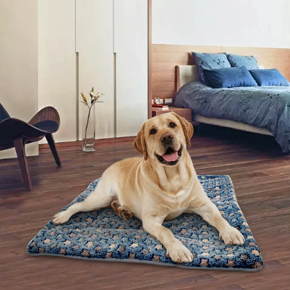 Title 22, Winter Warm Dog Cat Mat Fashion Plaid Thick Dog...