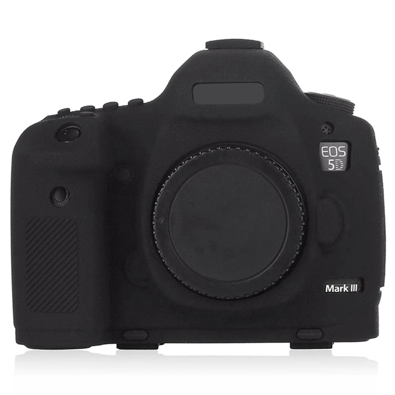 Силиконовый резиновый чехол для камеры для Canon 5D Mark Iii 5D3 съемный противоударный чехол с защитой от царапин