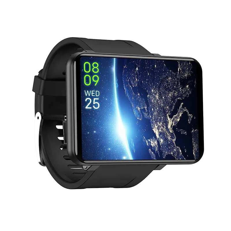 Черный Aolon 4G Смарт-часы Android 7,1 3 ГБ+ 32 ГБ 2,86 дюймов экран SIM карта gps WiFi большая батарея умные часы для мужчин и женщин - Цвет: Черный