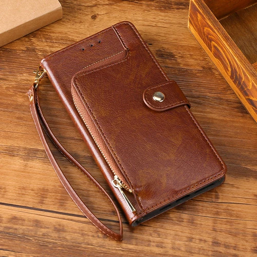 Zipper Wallet Case For Xiaomi Redmi Note 9 9S Pro Max Luxury Leather Card Flip Cover Redmi 9A 9AT 9C 9 Phone Case 9C NFC Fundas phone cases for xiaomi Cases For Xiaomi