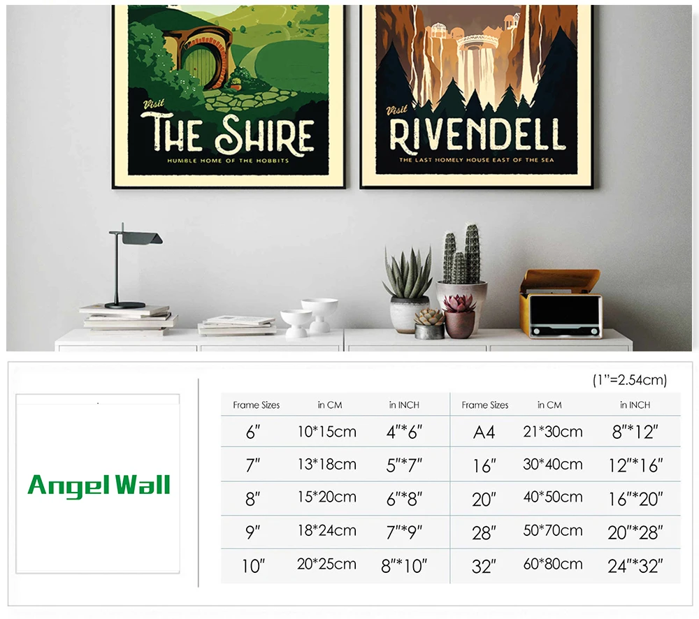 Visit The Shire Humble Home Of The Hobbits Home Wall Decor Poster No Frame
