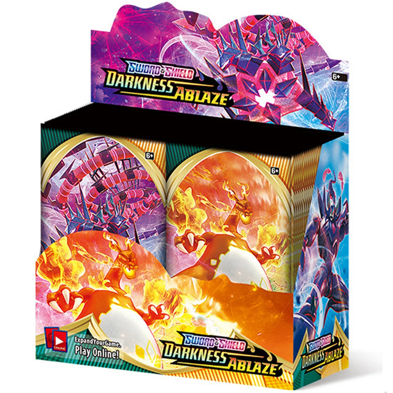 360pcs New Pokemon Tcg Sword & Shield Darkness Ablaze Booster Display