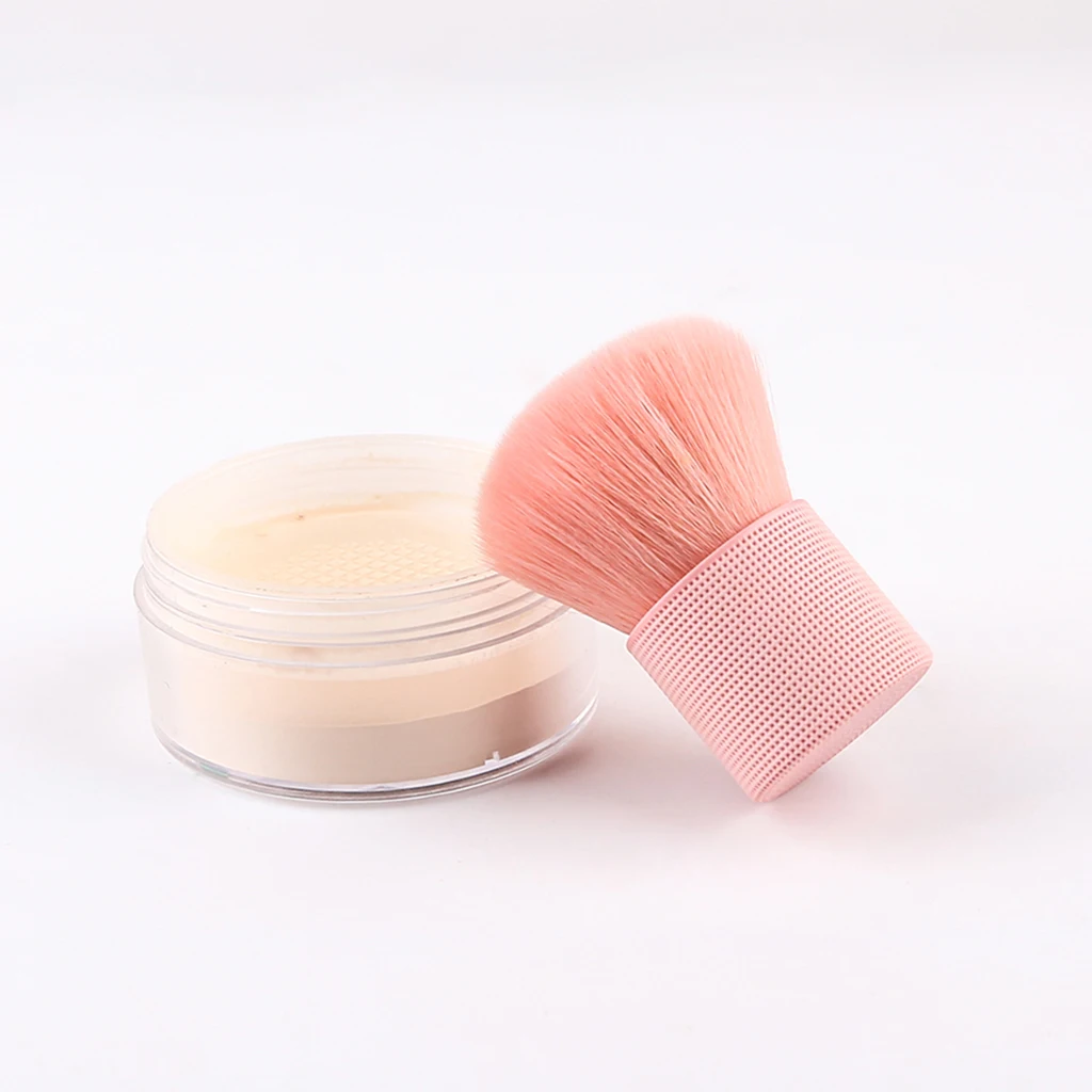 Professional Blush Brush For Highlighting Bronzing Contouring, Suitable For Applying  Loose Powders, Pink Color