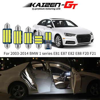 

Canbus Error Free Car LED Interior Lights For 2003-2014 BMW 1 series E81 E87 E82 E88 F20 F21 Footwells Light Glove Box Light