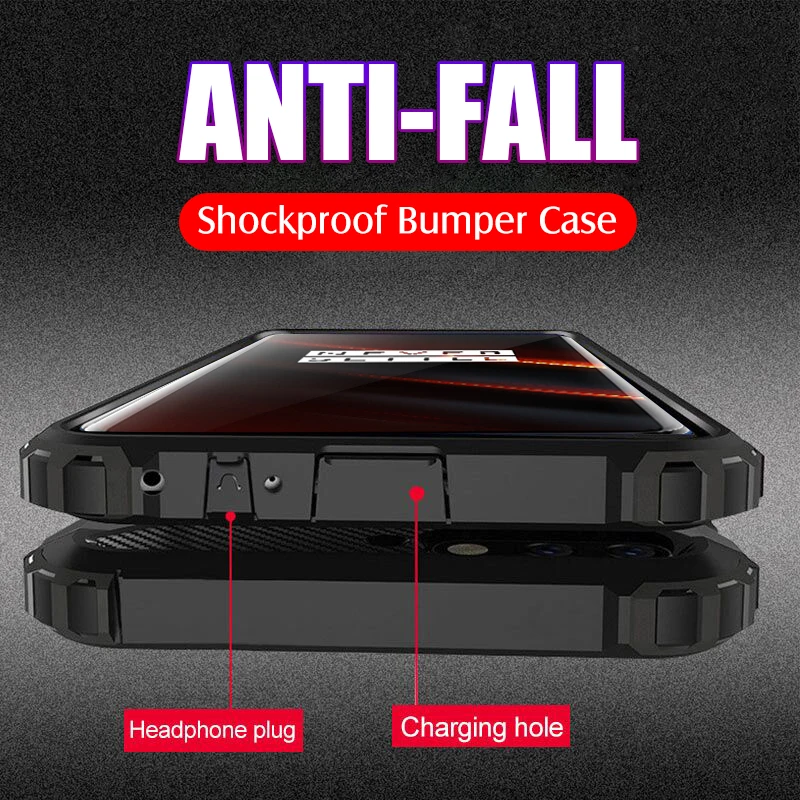 Роскошный бронированный противоударный чехол для телефона на Oneplus 7 6 Pro мягкий