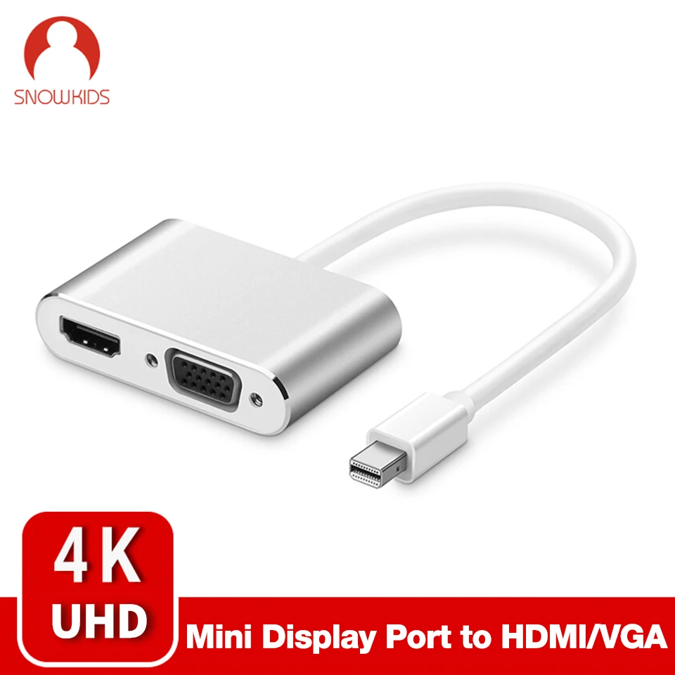 Mini DP Display to HDMI VGA конвертер для MacBook Air 13 Surface Pro 3456 Port Laptop 2|Кабели VGA| |