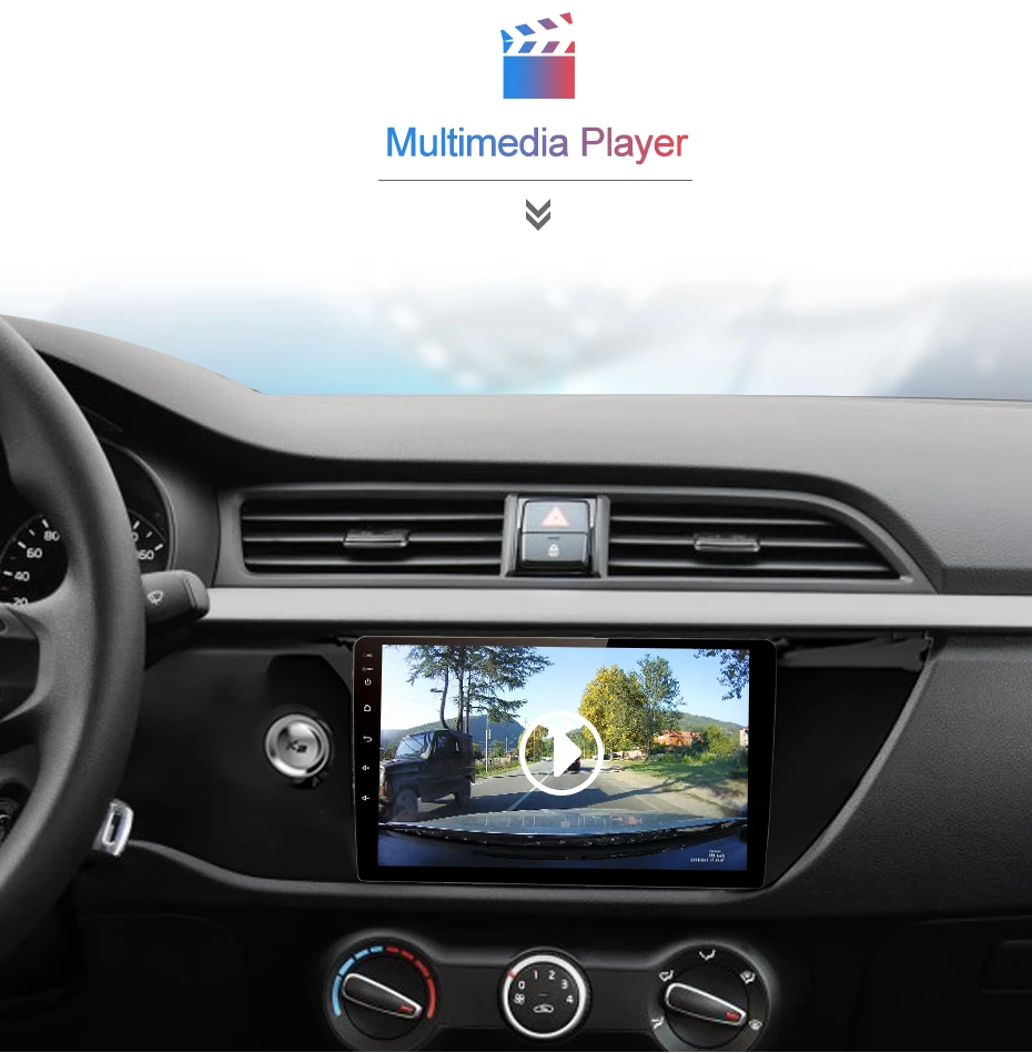 10," 2G+ 32G 2 Din Android 9,1 автомобильный Радио Мультимедиа Видео плеер для KIA RIO 4 2din Авторадио gps навигация Bluetooth Wifi