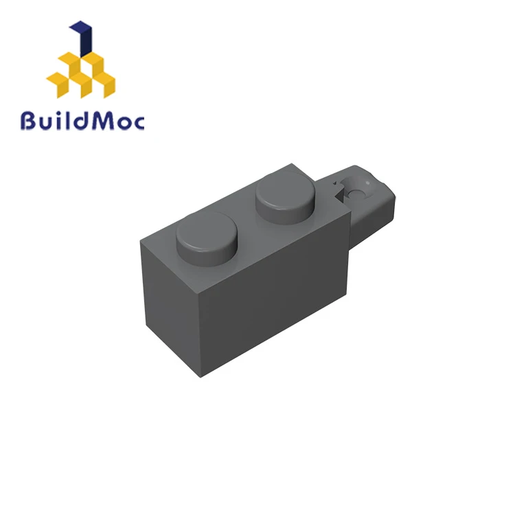 BuildMOC 30541 шарнир кирпич 1x2 Блокировка дисплея картона для строительных блоков Запчасти "сделай сам" с возможностью нанесения собственного логотипа развивающие креативный подарок игрушки