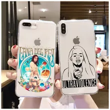 Lana Del Rey se hacia la muerte de TPU suave cubierta Del teléfono de silicona para iPhone X XS X máx. 6S 6 7 8 Plus 5 5S XR 10 11 Pro MAX caso Coque