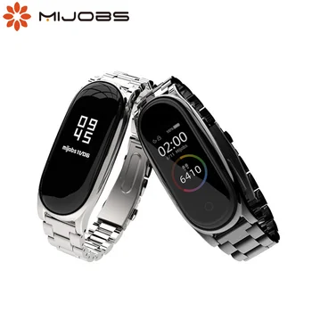 

Mi Band 5 Strap Metal Bracelet for Xiaomi Mi Band 4 Strap NFC Global Correa Smart Watch Bracelet Stainless Steel Mi Band 3 Strap