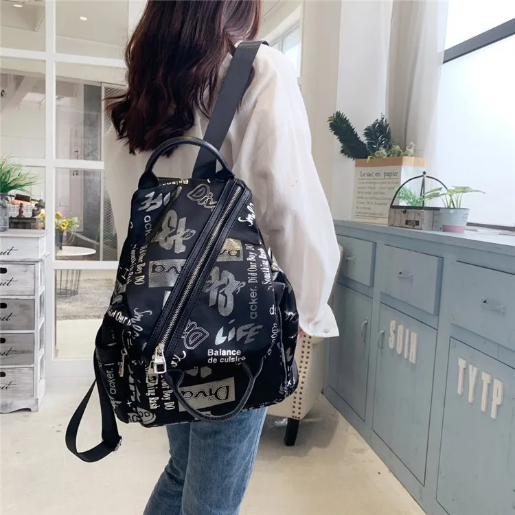 

2020 New Style Backpack Korean-style Nylon Cloth Casual Backpack Multi-functional Big Range of Children WOMEN'S Bag