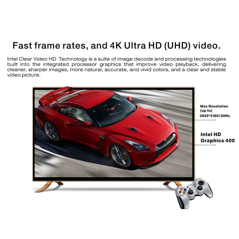 Z83V мини ПК Intel Atom X5-Z8350 офисный компьютер 4Gb Ddr3 64Gb Rom 4K Hdmi Vga Gigabit Ethernet Windows 10 Linux(Eu Plug