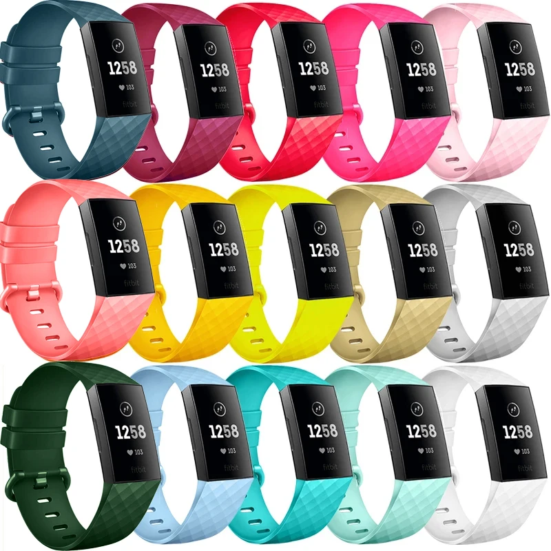 Per Fitbit Charge 5/4/4SE/3/3SE Cinturino orologio in silicone