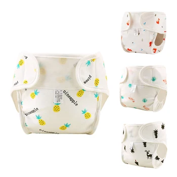 

Baby Washable Cloth Diaper Reusable Cotton Diapers Newborn Waterproof Nappy Cover Baby Traning Panties Wrap Nappy Inserts Cover