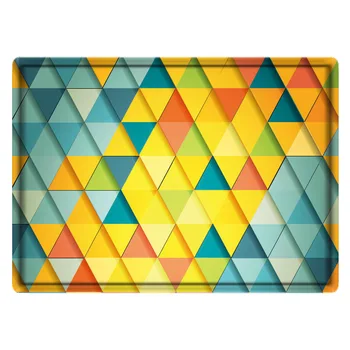 

Modern household bathroom mat kitchen bedroom absorbent non-slip floor mat simple geometric bedroom living room cold-proof rug