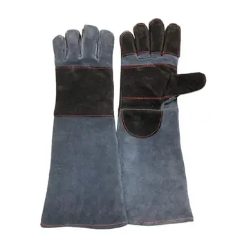 

13in Welding Gloves Leather Forged Long Sleeves 500℃/932℉ Heat Fire Resistant